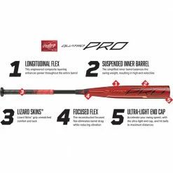 2020 Rawlings Quatro Pro -10 (2 3/4") USSSA Baseball Bat: UTZQ10 -Diamond Sport Gear Online Shop 0910R 19A 1920x1080 2019 Bat Infographic Quatro Pro 561bef78 b6fe 4ec4 af92 e10058560327