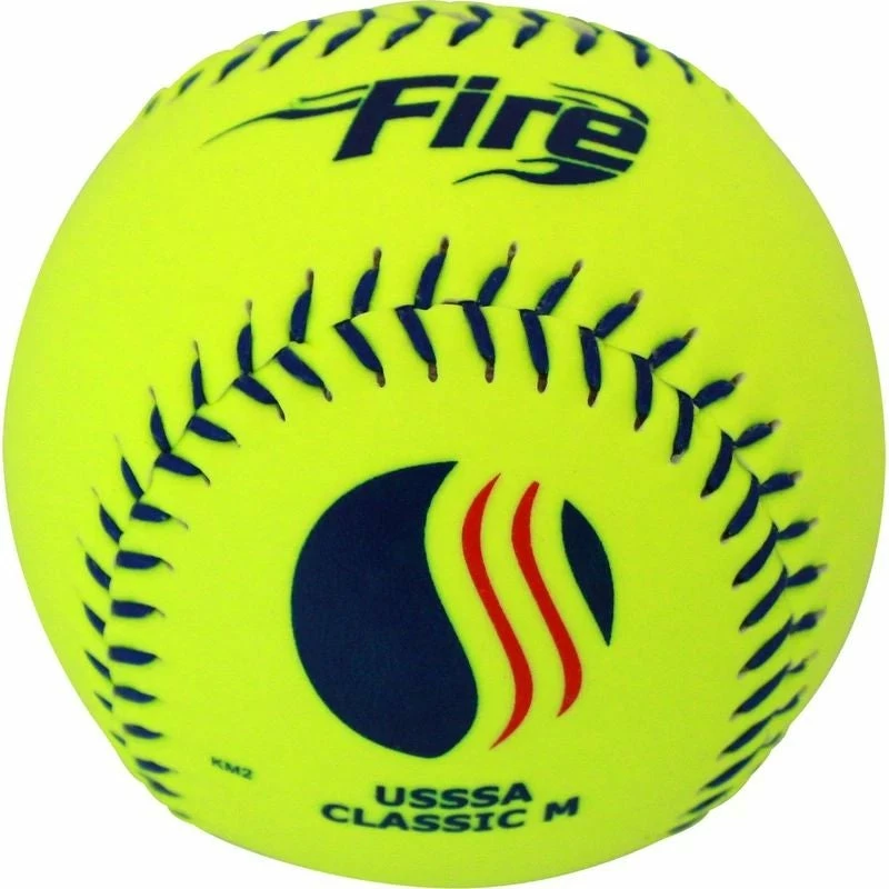 Baden USSSA Fire Classic M 12" 40/325 Synthetic Slowpitch Softballs: 0U325YS 3 Baden USSSA Fire Classic M 12" 40/325 Synthetic Slowpitch Softballs: 0U325YS