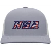 Pacific Headwear NSA Flag Series Heather Snapback Hat: 104S-HEWH 1 Pacific Headwear NSA Flag Series Heather Snapback Hat: 104S-HEWH -Diamond Sport Gear Online Shop 104S 2