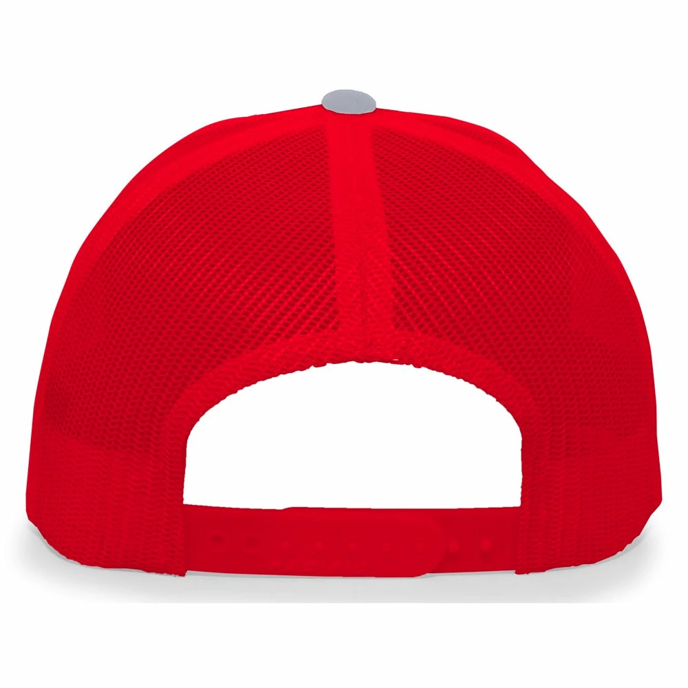Pacific Headwear NSA Flag Series Heather Red Snapback Hat: 104S-HERD 4 Pacific Headwear NSA Flag Series Heather Red Snapback Hat: 104S-HERD - Image 2