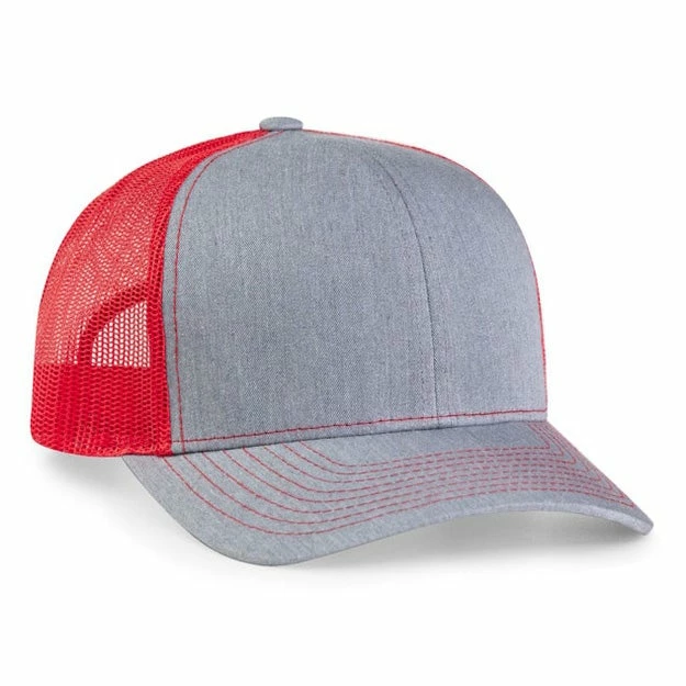 Pacific Headwear NSA Flag Series Heather Red Snapback Hat: 104S-HERD 5 Pacific Headwear NSA Flag Series Heather Red Snapback Hat: 104S-HERD - Image 3