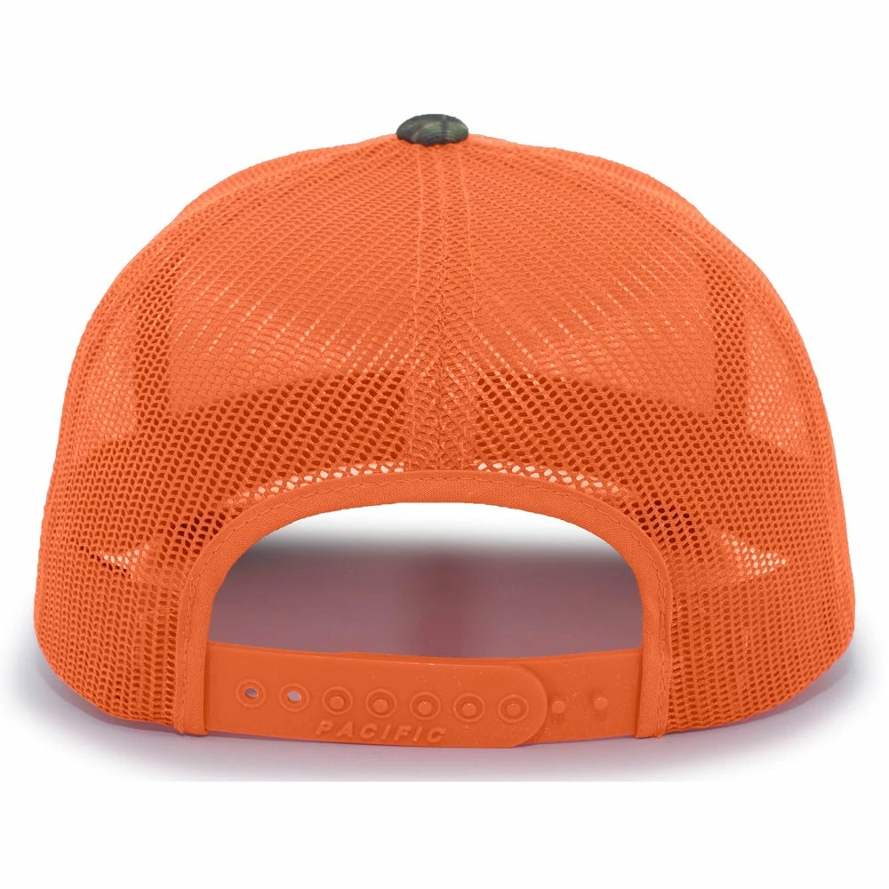 Pacific Headwear NSA Classic Series Camo Snapback Hat: 108C-BUORG 4 Pacific Headwear NSA Classic Series Camo Snapback Hat: 108C-BUORG - Image 2