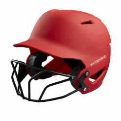 EvoShield XVT Matte Batting Helmet with Fastpitch Mask: WTV7135 10 EvoShield XVT Matte Batting Helmet with Fastpitch Mask: WTV7135 -Diamond Sport Gear Online Shop 10e24be32bb3365ef11a7f7941a14dad9381b5fa WTV7135SC 0 Evo XVT Batting Helmet Matte Red wFastpitchMask