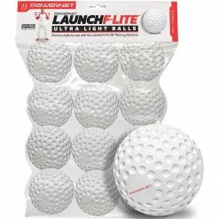 PowerNet Launch F-Lite Pitching Machine Baseballs: 1194-1