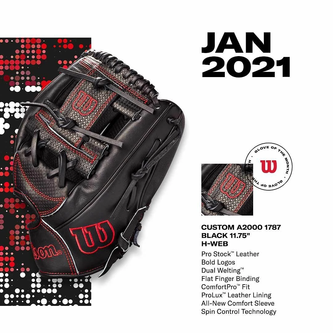 Wilson A2000 1787 11.75" Baseball Glove - GOTM January 2021: WBW1003631175 11 Wilson A2000 1787 11.75" Baseball Glove - GOTM January 2021: WBW1003631175 - Image 9