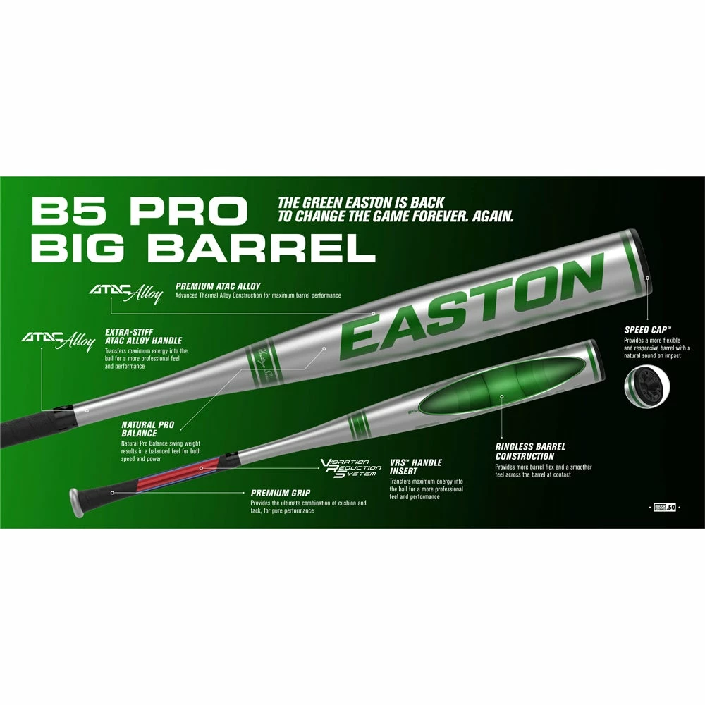 DEMO 2021 Easton B5 Pro Big Barrel -3 BBCOR Baseball Bat: BB21B5 DEMO 9 DEMO 2021 Easton B5 Pro Big Barrel -3 BBCOR Baseball Bat: BB21B5 DEMO - Image 7