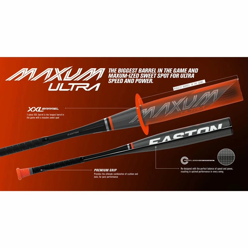 DEMO 2021 Easton Maxum Ultra -3 BBCOR Baseball Bat: BB21MX DEMO 11 DEMO 2021 Easton Maxum Ultra -3 BBCOR Baseball Bat: BB21MX DEMO - Image 9