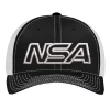 Pacific Headwear NSA Outline Series Black Flex Fit Hat: 404M-BKWH 2 Pacific Headwear NSA Outline Series Black Flex Fit Hat: 404M-BKWH -Diamond Sport Gear Online Shop 31963049 front