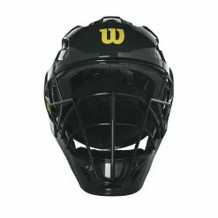 Wilson Pro Stock Steel Umpire Helmet: WTA5801BL 7 Wilson Pro Stock Steel Umpire Helmet: WTA5801BL -Diamond Sport Gear Online Shop 38d4c8af140915f499a5fca1c265d142a671aa39 wta5801bl pro stock umpire helmet steel bl ye front