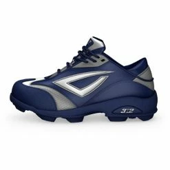 3n2 Accelerate Fastpitch Molded Cleats: ACCEL-FP 6 3n2 Accelerate Fastpitch Molded Cleats: ACCEL-FP -Diamond Sport Gear Online Shop 3N2 navy silver profile