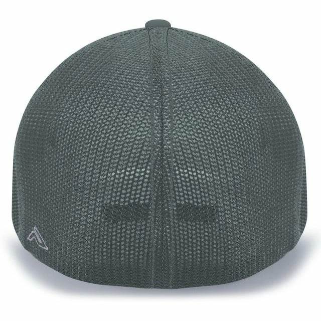 Pacific Headwear NSA Outline Series Graphite Flex Fit Hat: 404M-GRAPHITE 4 Pacific Headwear NSA Outline Series Graphite Flex Fit Hat: 404M-GRAPHITE - Image 2