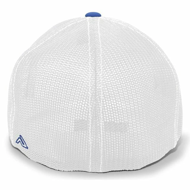 Pacific Headwear NSA Outline Series Royal Flex Fit Hat: 404M-ROWH 4 Pacific Headwear NSA Outline Series Royal Flex Fit Hat: 404M-ROWH - Image 2