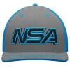 Pacific Headwear NSA Outline Series Neon Blue Flex Fit Hat: 404M-NBGR -Diamond Sport Gear Online Shop 404M 2978234 1 front