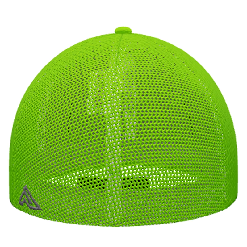 Pacific Headwear NSA Outline Series Neon Green Flex Fit Hat: 404M-NGG 4 Pacific Headwear NSA Outline Series Neon Green Flex Fit Hat: 404M-NGG - Image 2