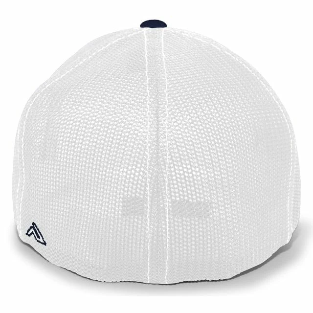 Pacific Headwear NSA Outline Series Navy Flex Fit Hat: 404M-NVWH 4 Pacific Headwear NSA Outline Series Navy Flex Fit Hat: 404M-NVWH - Image 2