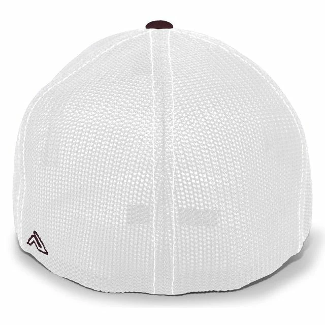 Pacific Headwear NSA Outline Series Maroon Flex Fit Hat: 404M-MAWH 4 Pacific Headwear NSA Outline Series Maroon Flex Fit Hat: 404M-MAWH - Image 2