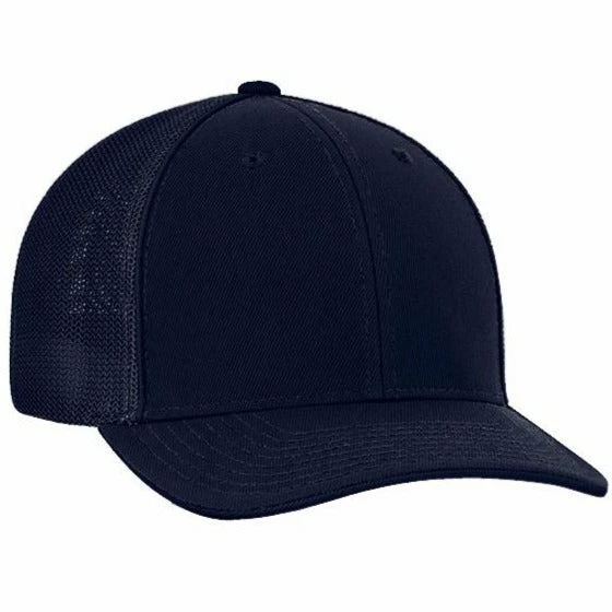 Pacific Headwear Flex Fit Trucker Umpire Hat: 404M 3 Pacific Headwear Flex Fit Trucker Umpire Hat: 404M