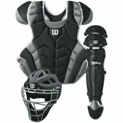 Wilson C1K Catcher's Gear Set: WTA4602 / WTA4601 -Diamond Sport Gear Online Shop 468b385389710402c18f9a3404990d0ef5940308 wta4601bl c1k catchers gear kit adult 1