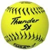 Dudley NSA Thunder SY ICON 11" 44/400 Synthetic Slowpitch Softballs: 4E-902Y 1 Dudley NSA Thunder SY ICON 11" 44/400 Synthetic Slowpitch Softballs: 4E-902Y -Diamond Sport Gear Online Shop 4E 902Y
