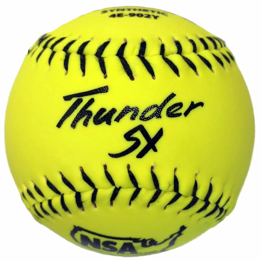 Dudley NSA Thunder SY ICON 11" 44/400 Synthetic Slowpitch Softballs: 4E-902Y 3 Dudley NSA Thunder SY ICON 11" 44/400 Synthetic Slowpitch Softballs: 4E-902Y