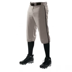 Alleson Adult Crush Knicker Baseball Pants with Piping: 655PKB 15 Alleson Adult Crush Knicker Baseball Pants with Piping: 655PKB -Diamond Sport Gear Online Shop 655pkb gybk