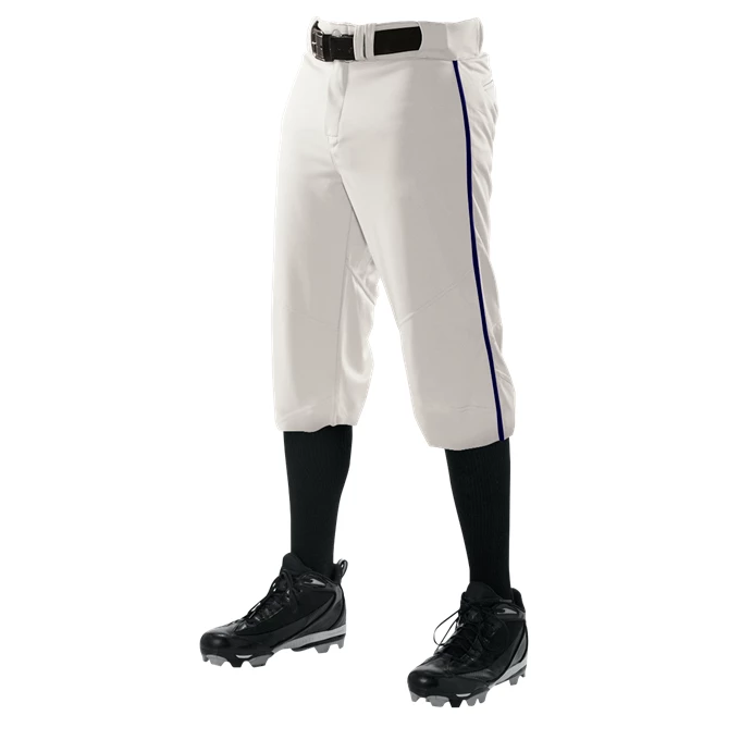Alleson Adult Crush Knicker Baseball Pants with Piping: 655PKB 6 Alleson Adult Crush Knicker Baseball Pants with Piping: 655PKB - Image 4