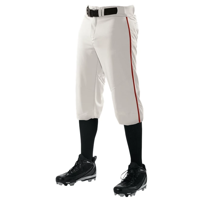 Alleson Adult Crush Knicker Baseball Pants with Piping: 655PKB 4 Alleson Adult Crush Knicker Baseball Pants with Piping: 655PKB - Image 2