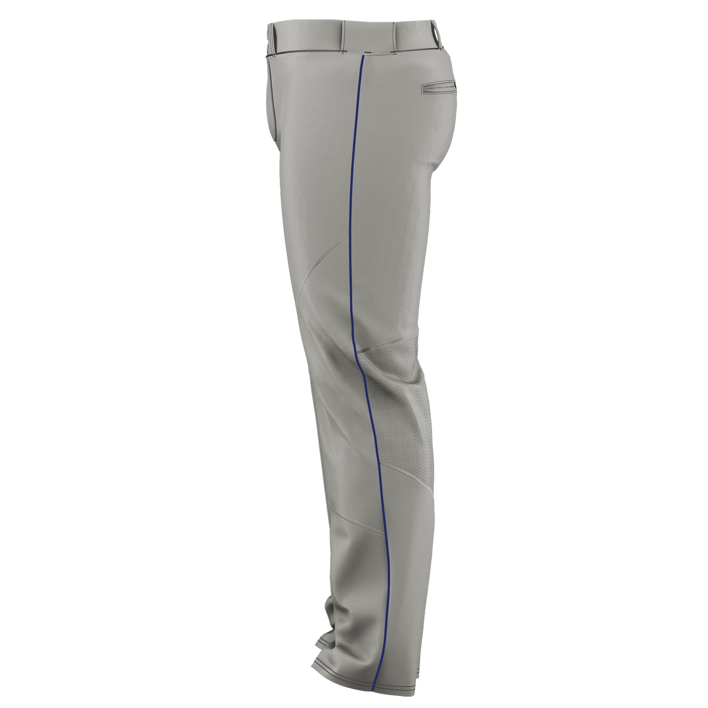 Alleson Adult Crush Open Bottom Baseball Pants with Piping: 655WLB 10 Alleson Adult Crush Open Bottom Baseball Pants with Piping: 655WLB - Image 8