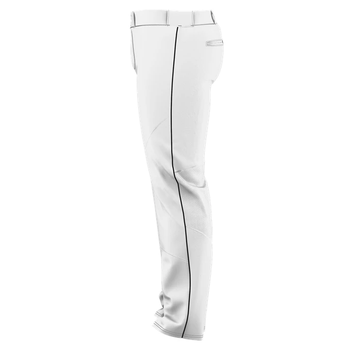 Alleson Adult Crush Open Bottom Baseball Pants with Piping: 655WLB 4 Alleson Adult Crush Open Bottom Baseball Pants with Piping: 655WLB - Image 2