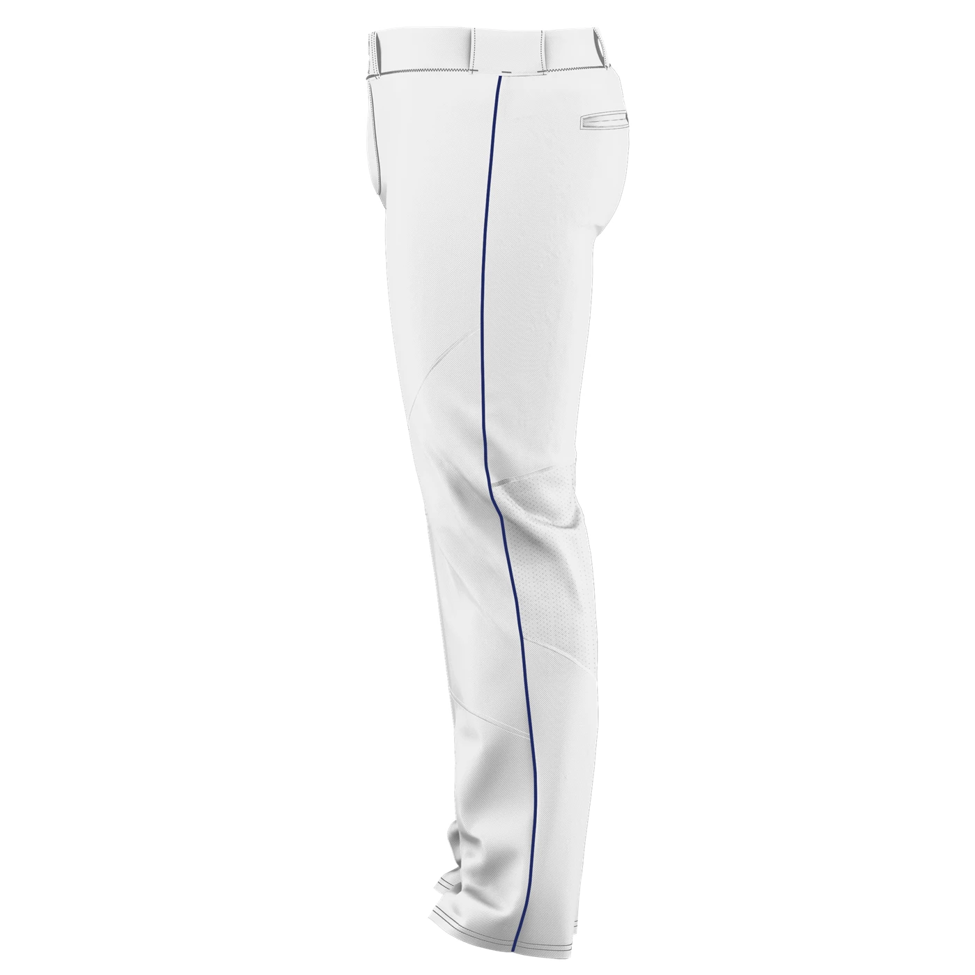 Alleson Adult Crush Open Bottom Baseball Pants with Piping: 655WLB 6 Alleson Adult Crush Open Bottom Baseball Pants with Piping: 655WLB - Image 4
