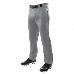 Champro Sports Adult Pro Plus Open Bottom Baseball Pants with Piping: BP61U