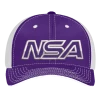 Pacific Headwear NSA Outline Series Purple Flex Fit Hat: 404M-PUWH 1 Pacific Headwear NSA Outline Series Purple Flex Fit Hat: 404M-PUWH -Diamond Sport Gear Online Shop 78257354 front