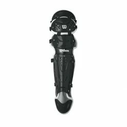 Wilson C1K Catcher's Gear Set: WTA4602 / WTA4601 -Diamond Sport Gear Online Shop 84497fd053c244941fbbc963b879323e97d33176 wta4601bl c1k catcher leg guard left front 1