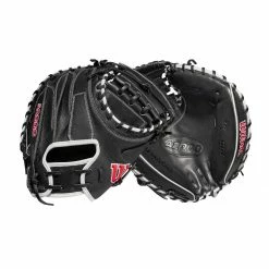 Wilson A2000 M1DSS 33.5" SuperSkin Baseball Catcher's Mitt: WBW100401335 17 Wilson A2000 M1DSS 33.5" SuperSkin Baseball Catcher's Mitt: WBW100401335 -Diamond Sport Gear Online Shop 8c9dcceb2e0ee220da09e16014ff0993e47114f8 WBW100401 8 A2000 M1D C 335 Black White Red