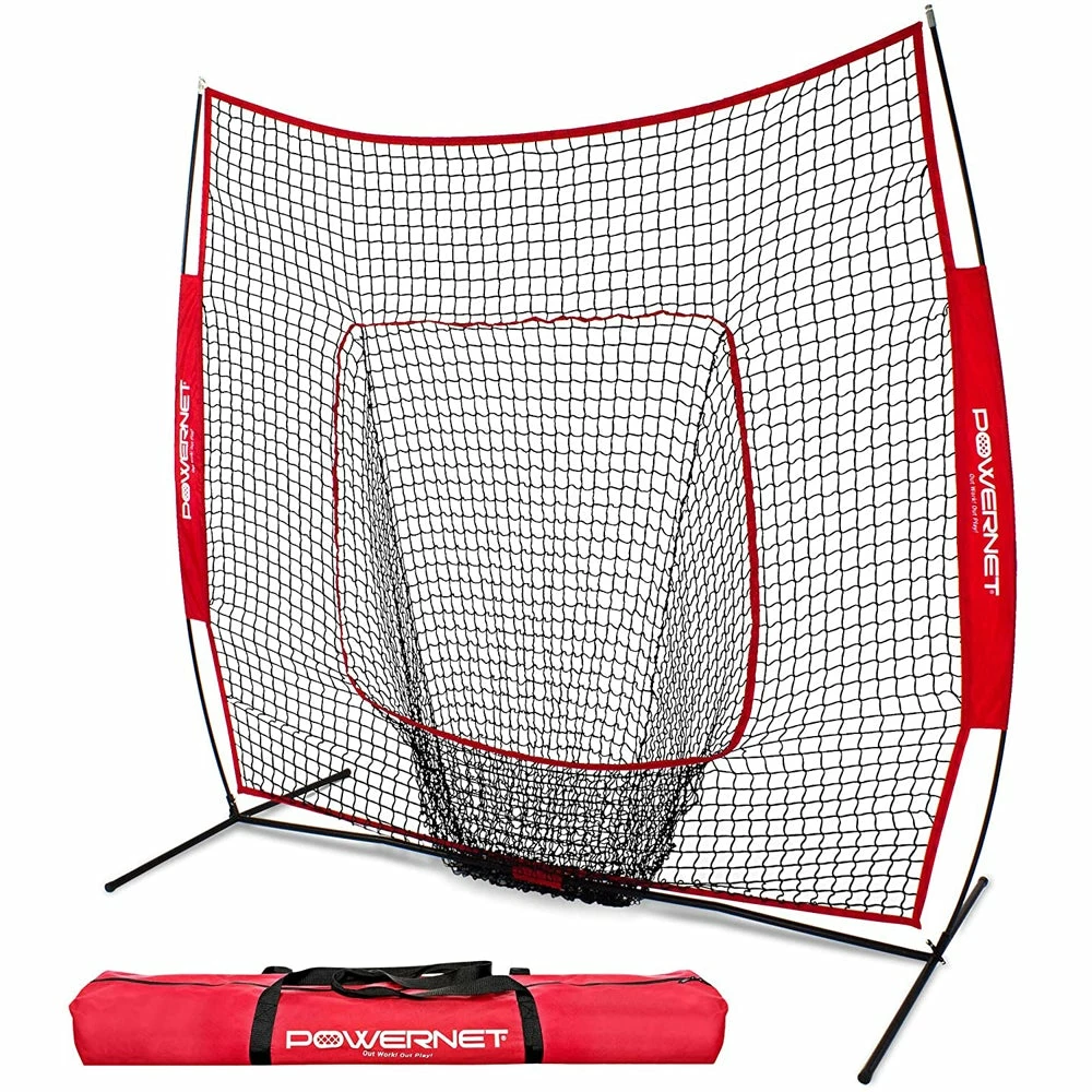 PowerNet 7' x 7' Practice Hitting Net: 1001 4 PowerNet 7' x 7' Practice Hitting Net: 1001 - Image 2