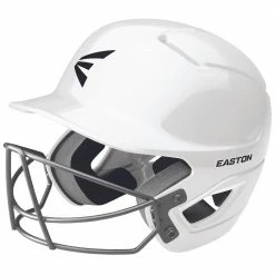 Easton Alpha Solid Batting Helmet with Softball Mask: A168530 / A168531 11 Easton Alpha Solid Batting Helmet with Softball Mask: A168530 / A168531 -Diamond Sport Gear Online Shop ALPHAE HELMETBBSBMASKA168526WH 3QTR L