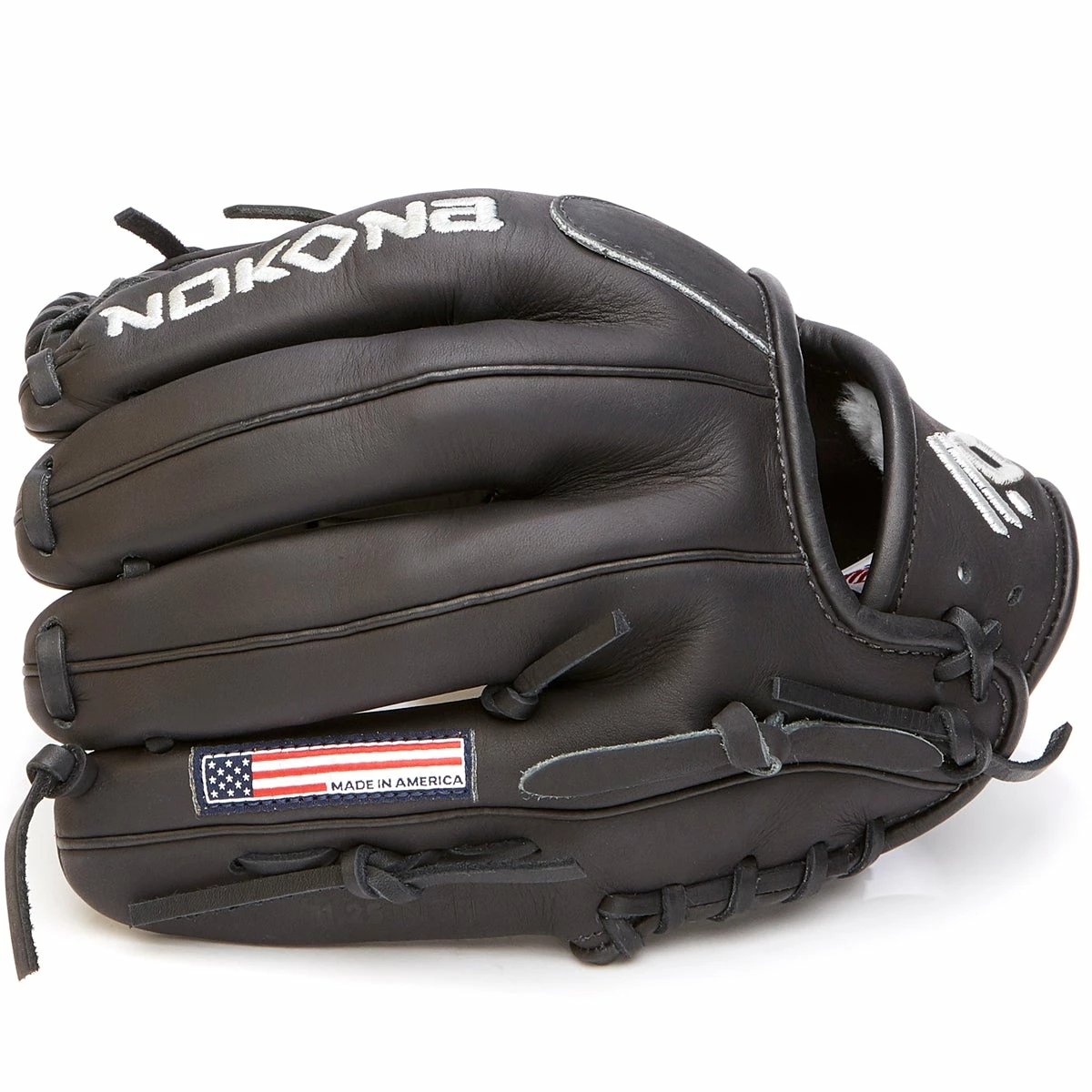 Nokona American KIP 11.5" Baseball Glove: A-1150-BK 6 Nokona American KIP 11.5" Baseball Glove: A-1150-BK - Image 4