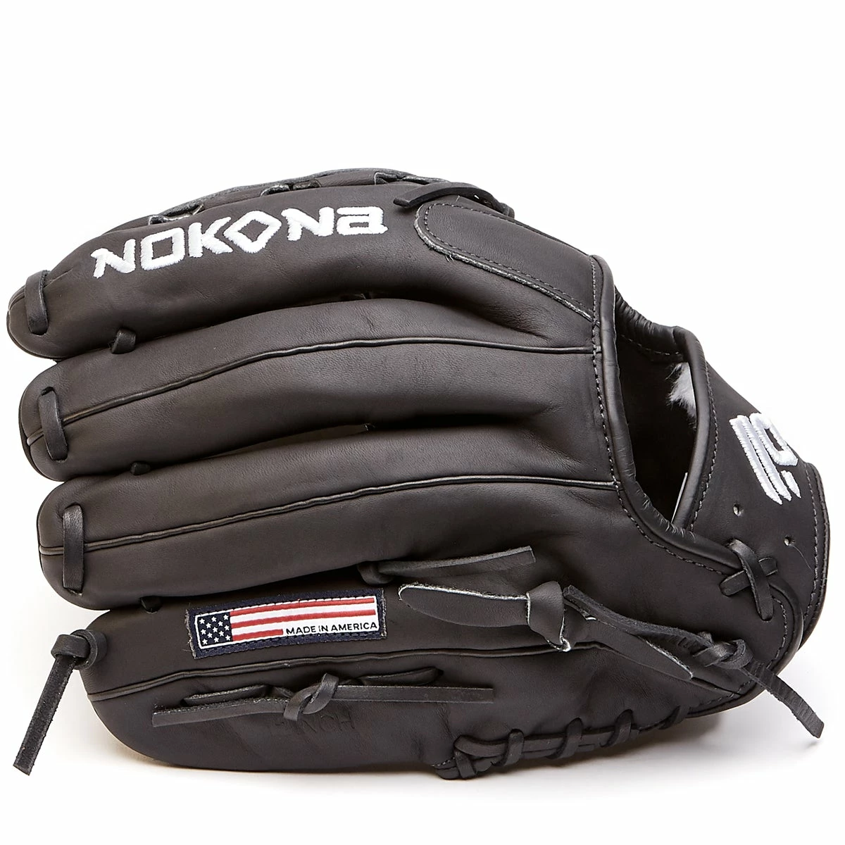 Nokona American KIP 12" Baseball Glove: A-1200-BK 6 Nokona American KIP 12" Baseball Glove: A-1200-BK - Image 4