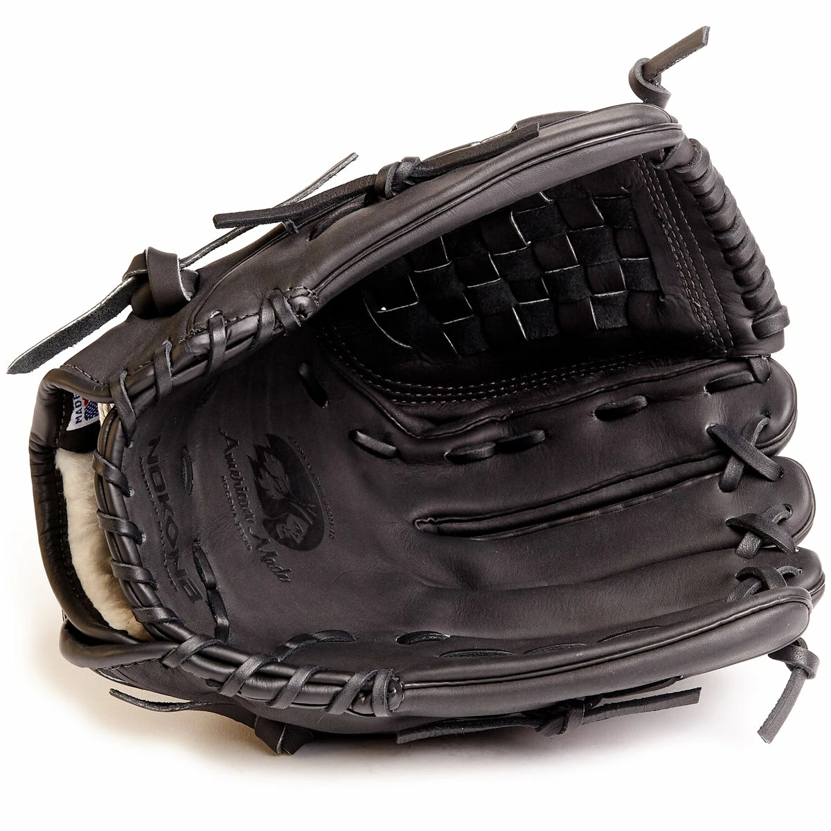 Nokona American KIP 12" Baseball Glove: A-1200-BK 4 Nokona American KIP 12" Baseball Glove: A-1200-BK - Image 2