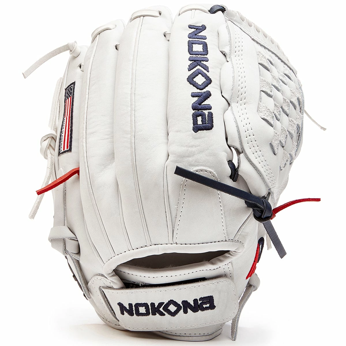 Nokona American KIP 12" Fastpitch Glove: A-V1200-WH 3 Nokona American KIP 12" Fastpitch Glove: A-V1200-WH