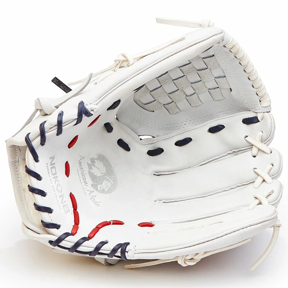 Nokona American KIP 12.5" Fastpitch Glove: A-V1250-WH 4 Nokona American KIP 12.5" Fastpitch Glove: A-V1250-WH - Image 2