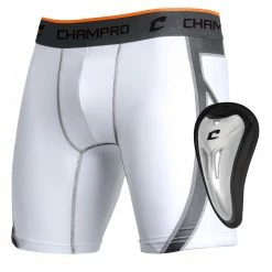 Champro Sports Champro Wind Up Compression Sliding Short with Cup: BPS15