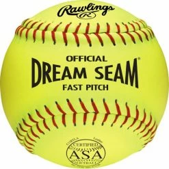 Rawlings ASA Dream Seam 11" 47/375 Leather Fastpitch Softballs: C11RYLA