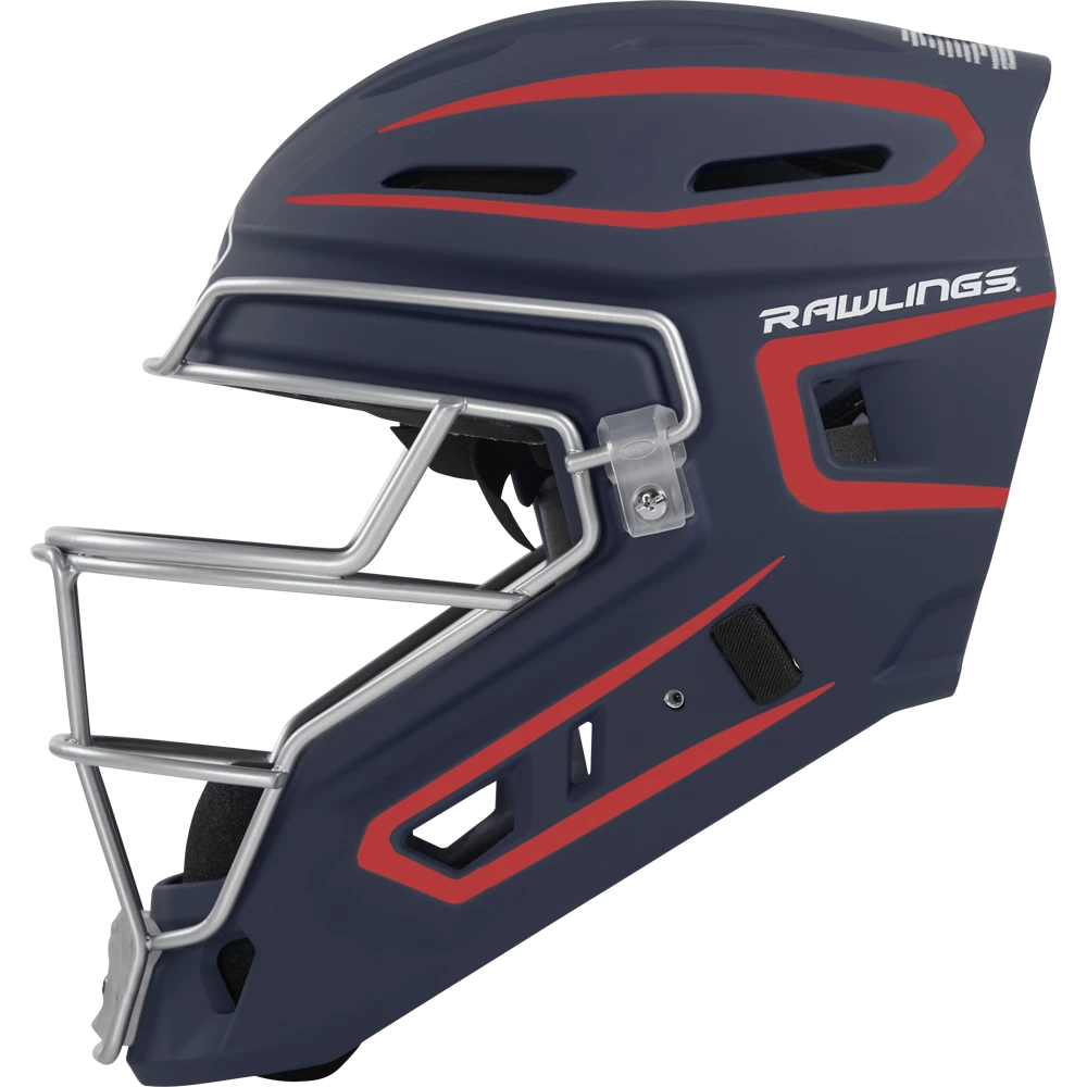 Rawlings Velo 2.0 Hockey Style Catcher's Helmet: CHV27 6 Rawlings Velo 2.0 Hockey Style Catcher's Helmet: CHV27 - Image 4