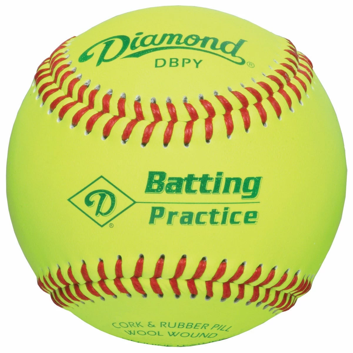 Diamond Batting Practice Baseballs: DBPY 3 Diamond Batting Practice Baseballs: DBPY