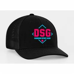 Pacific Headwear CUSTOM DSG Flex Fit Hat: 404M DSG -Diamond Sport Gear Online Shop DSG HATS pink blue