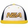 Pacific Headwear NSA Classic Series Navy Gold Flex Fit Hat: ES341-WHNVGD -Diamond Sport Gear Online Shop ES341 506 lquarter aws 6402
