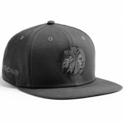 Nokona Indian Head Snapback Hat: HT-GRAPHITEHAT -Diamond Sport Gear Online Shop Gray Indian Head 4 800x800 1