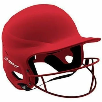 Rip It Vision Pro Matte Fastpitch Softball Batting Helmet with Mask: VIS 4 Rip It Vision Pro Matte Fastpitch Softball Batting Helmet with Mask: VIS - Image 2