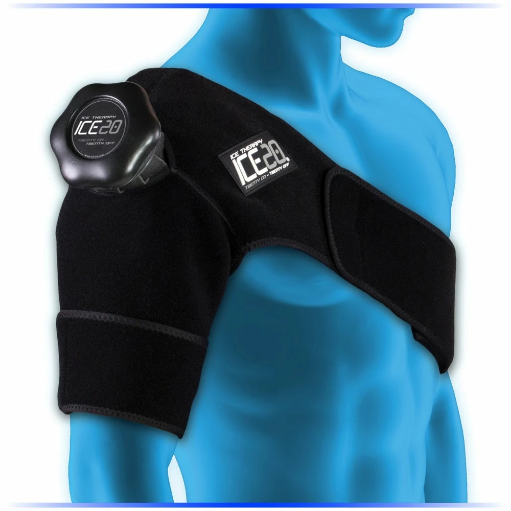 Bownet ICE20 Single Shoulder Ice Compression Wrap: ICE-Shoulder 3 Bownet ICE20 Single Shoulder Ice Compression Wrap: ICE-Shoulder